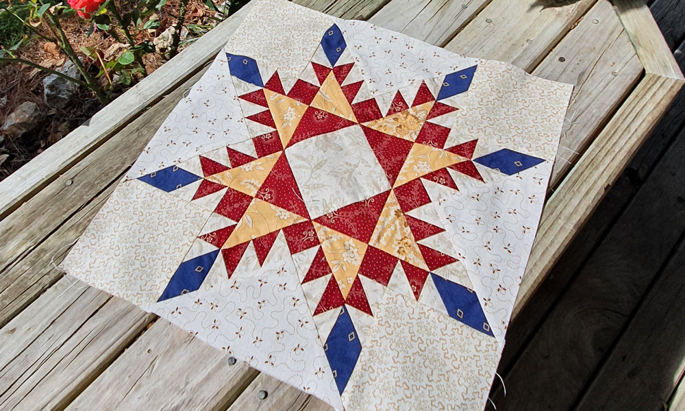 Feathered Star Block | Sharon Keightley Quilts