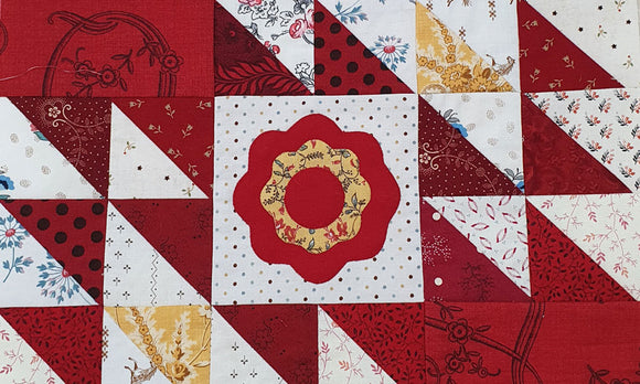 Pressing tips, and two half square triangle methods.