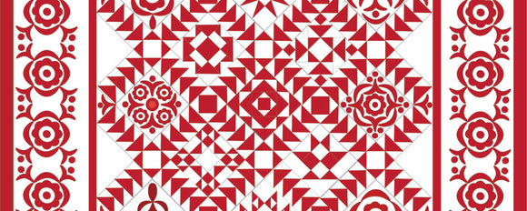 Simply Red Quilt Pattern