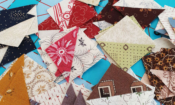 Sew Along Treasures from the scrap bin. Week Two