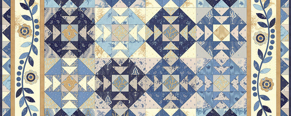 Making Applique Flowers with turned edges using Freezer Paper templates.