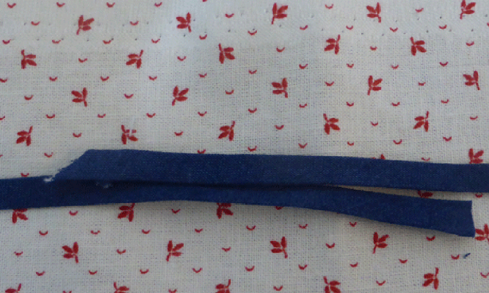 Joining Applique Binding when there is no flower or leaf to cover the join.