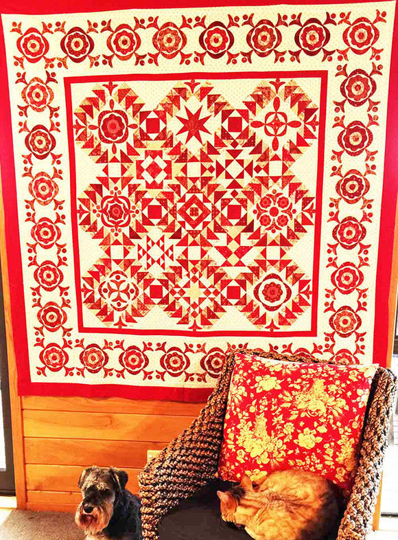 Simply Red Quilt BOM