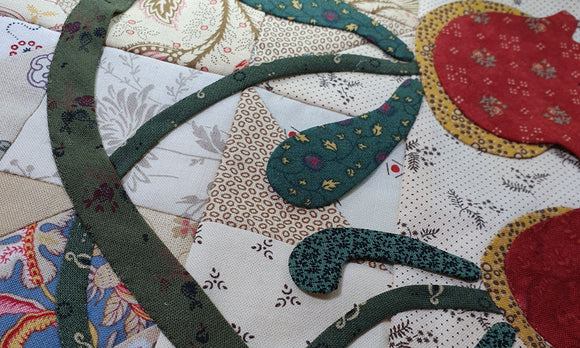 Feathered Star Quilt | Applique Borders