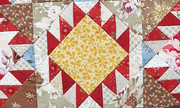 The Feathered Star Quilt has stolen my heart.