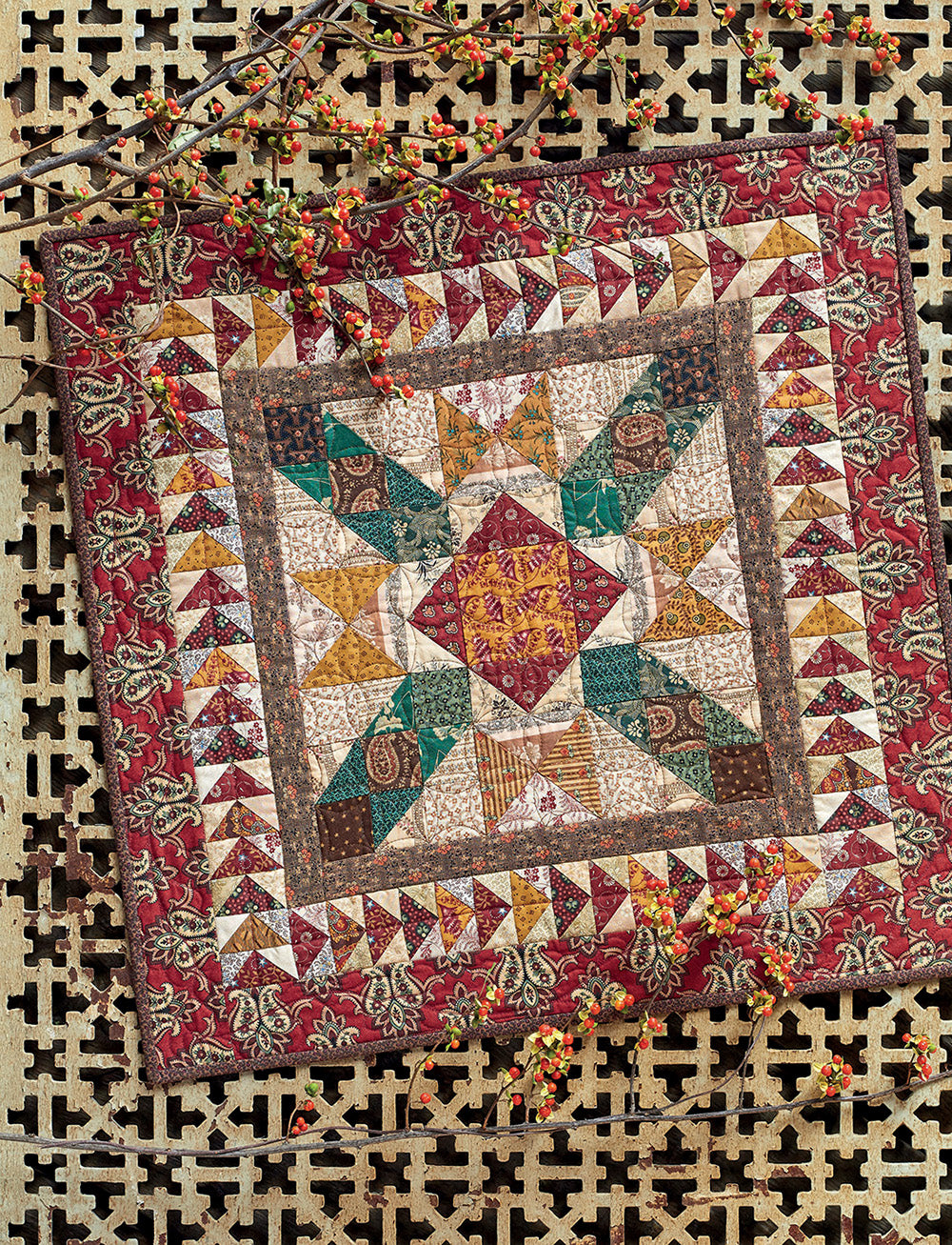 Autumn Bouquet PDF downloadable book - Sharon Keightley Quilts