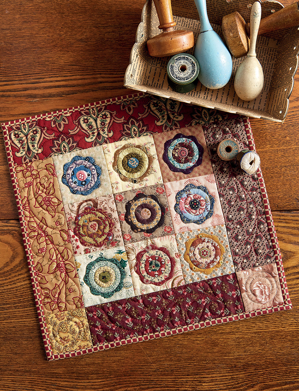 Autumn Bouquet PDF downloadable book - Sharon Keightley Quilts