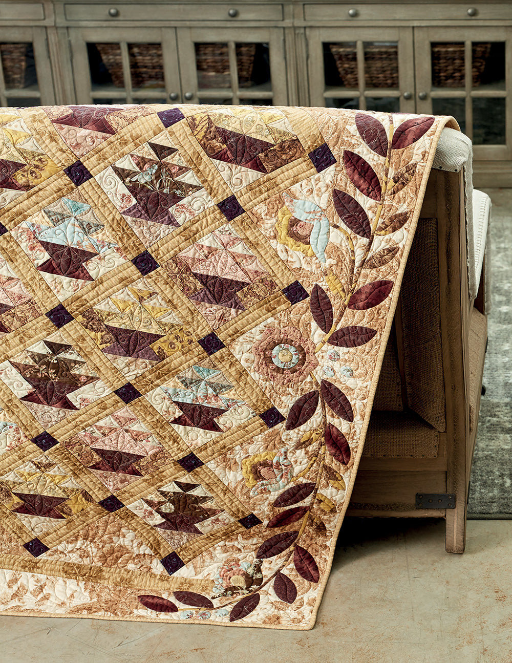 Autumn Bouquet PDF downloadable book - Sharon Keightley Quilts