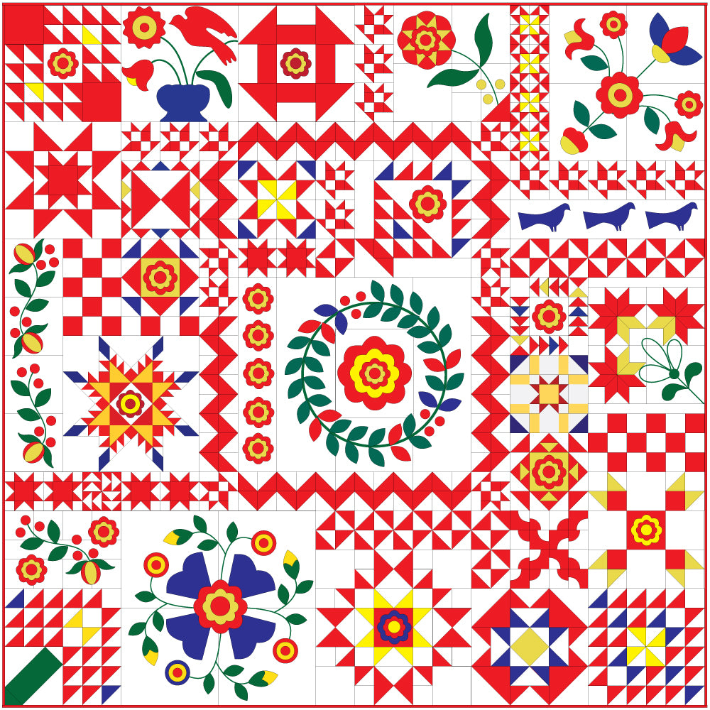 Adelicia Sampler Quilt Part Five - Sharon Keightley Quilts