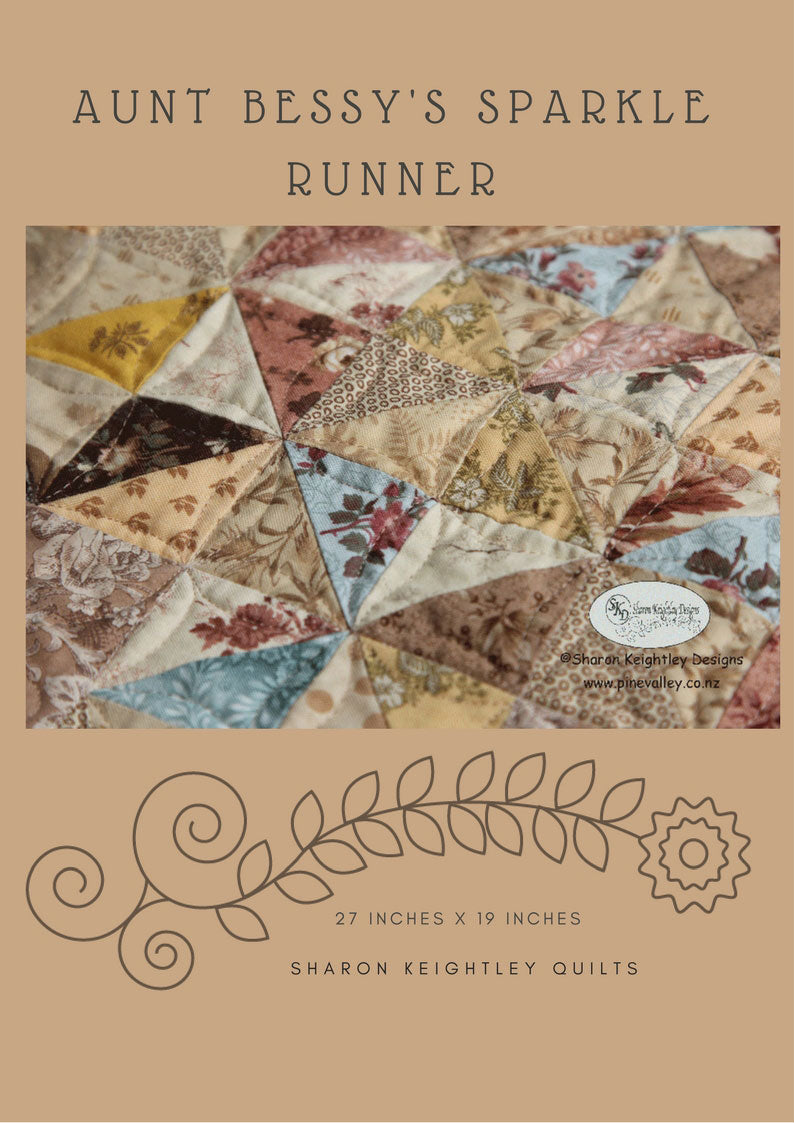 Aunt Bessy's Sparkle Table Runner - Pine Valley Quilts