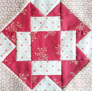 Simply Red Quilt Pattern BOM Block Twelve - Pine Valley Quilts