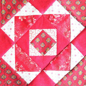Simply Red Quilt Pattern BOM  Block Fourteen - Pine Valley Quilts