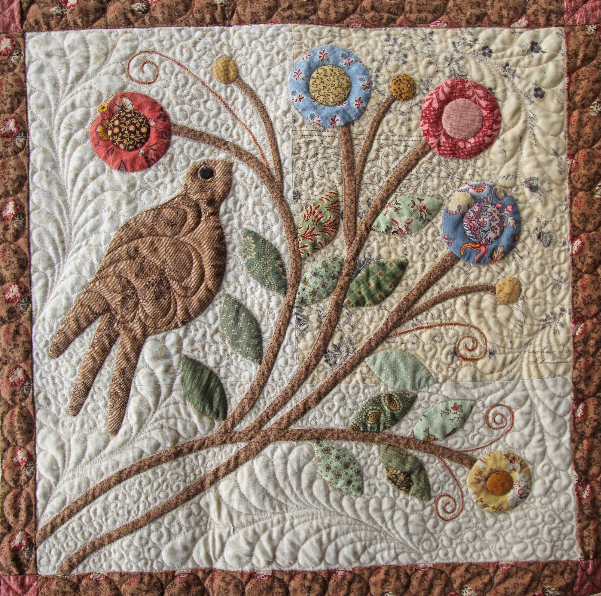 Brown Birds Fancy - Pine Valley Quilts
