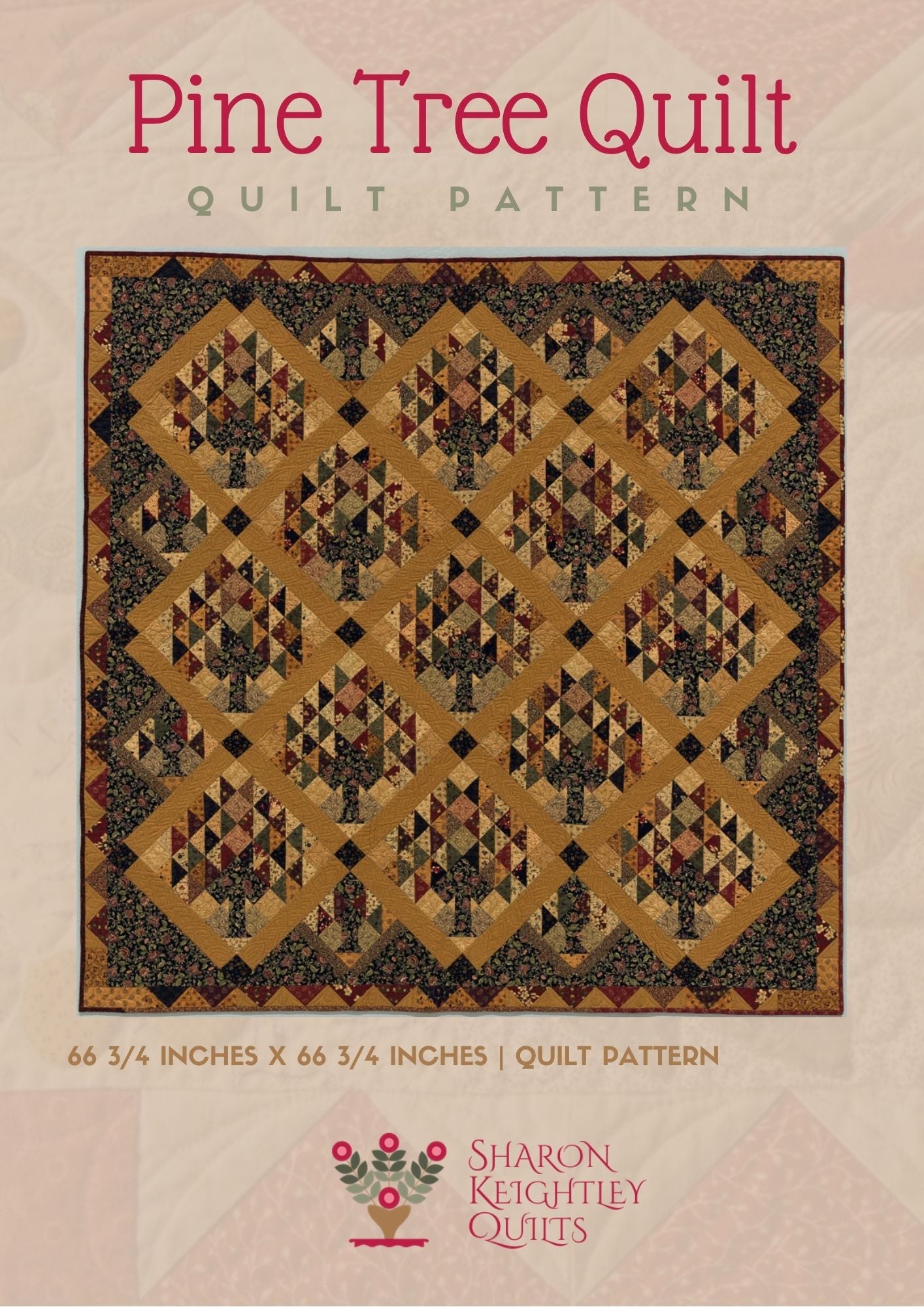 Pine Tree Quilt - Sharon Keightley Quilts