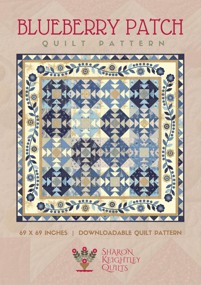 Blueberry Patch Quilt Pattern - Pine Valley Quilts