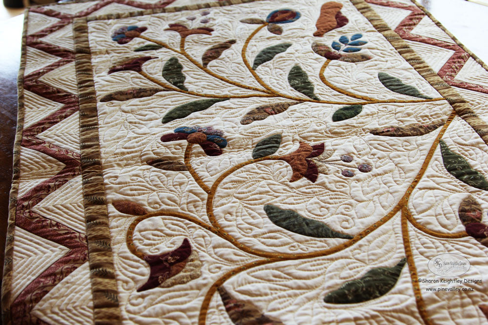 Woodland Table Runner Quilt Pattern - Pine Valley Quilts