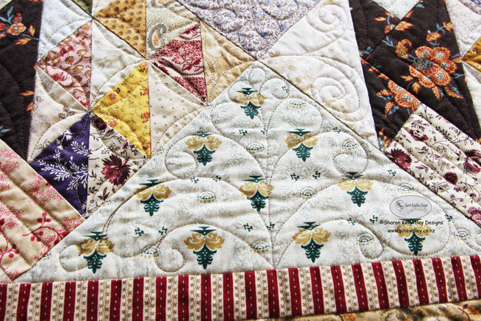 Scrappy Baskets Quilt Pattern - Pine Valley Quilts