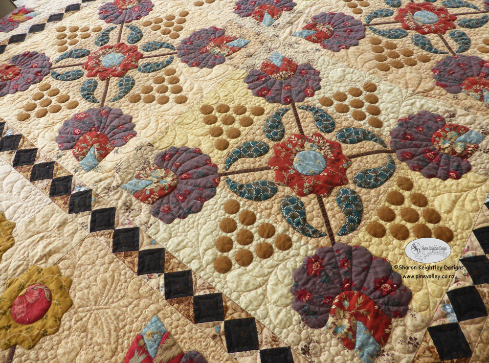 Berries and Blossoms Quilt Pattern - Pine Valley Quilts