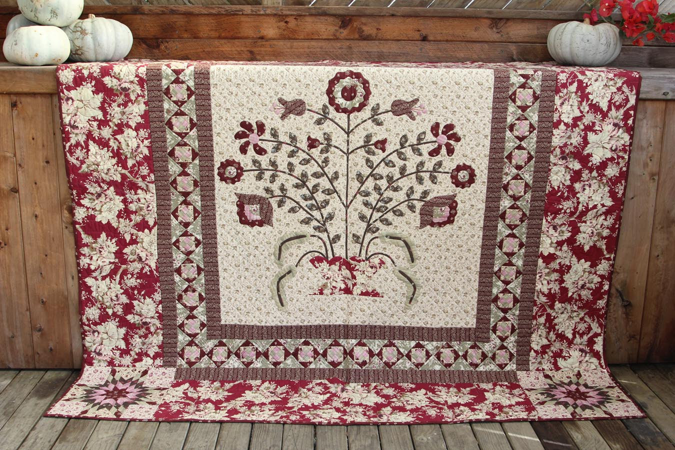 Penny Rose Quilt Pattern - Pine Valley Quilts