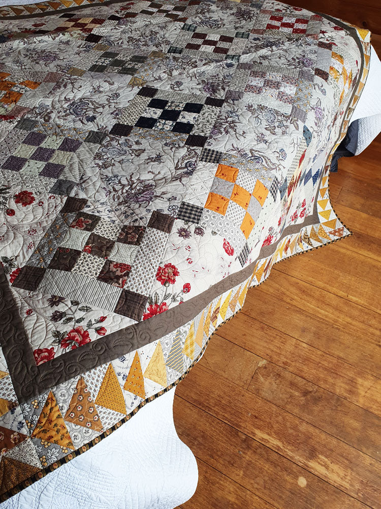 Vintage Nine Patch Quilt Pattern - Sharon Keightley Quilts