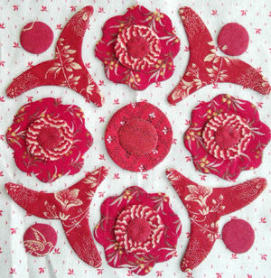 Simply Red Quilt BOM / Block Four - Pine Valley Quilts