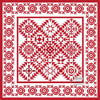 Simply Red Quilt BOM Applique Border Block - Pine Valley Quilts