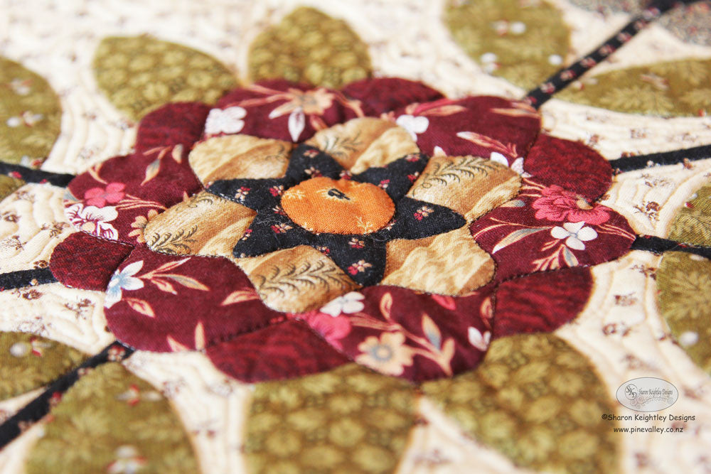 Star Flower Table Runner - Pine Valley Quilts