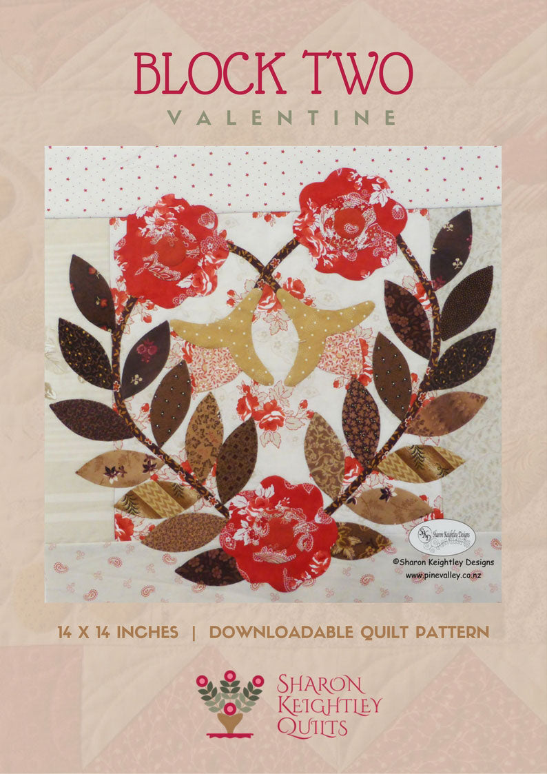 Winterwood Quilt Pattern BOM Block Two - Pine Valley Quilts