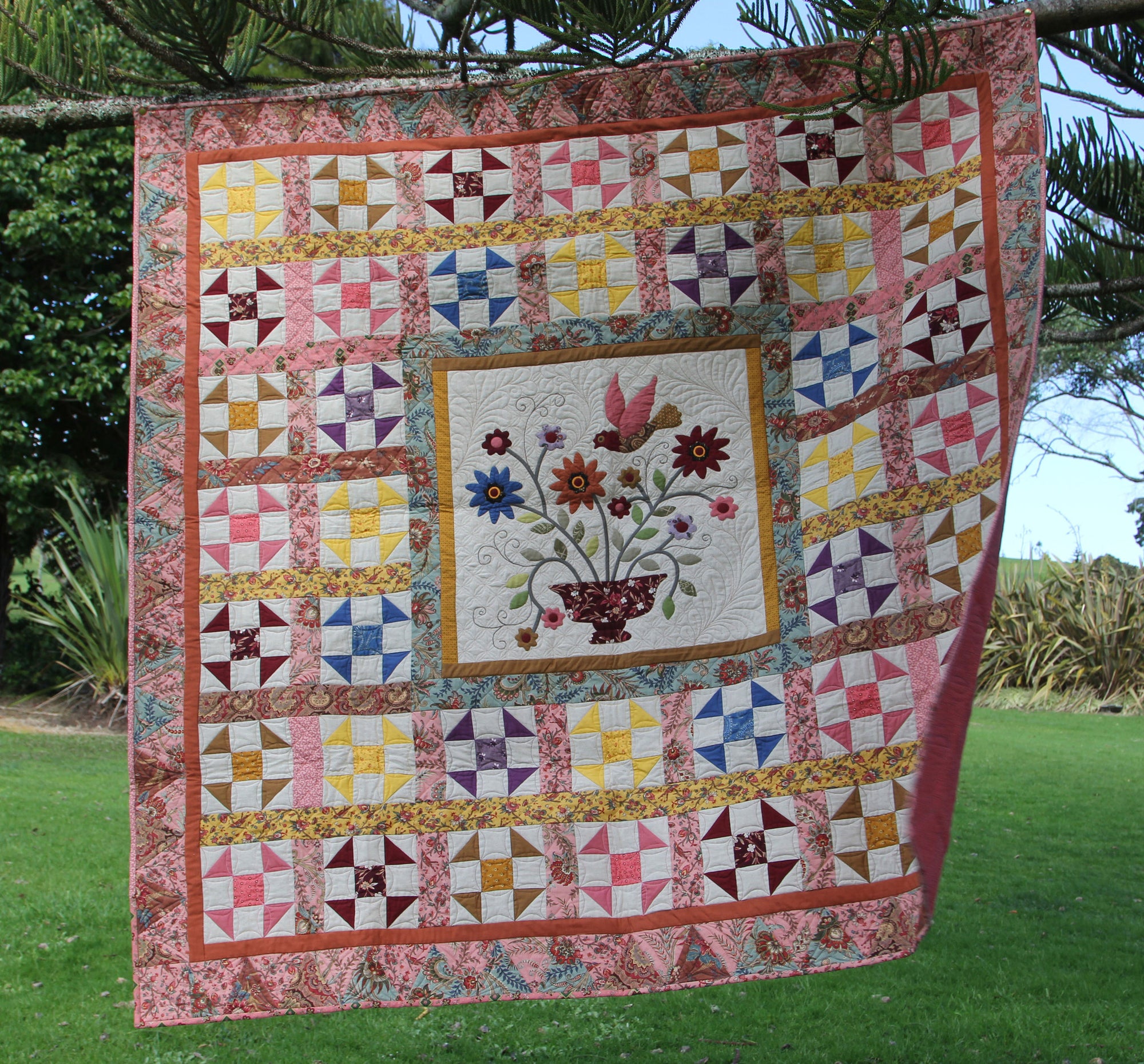 Whimsical Baskets Quilt Pattern - Pine Valley Quilts