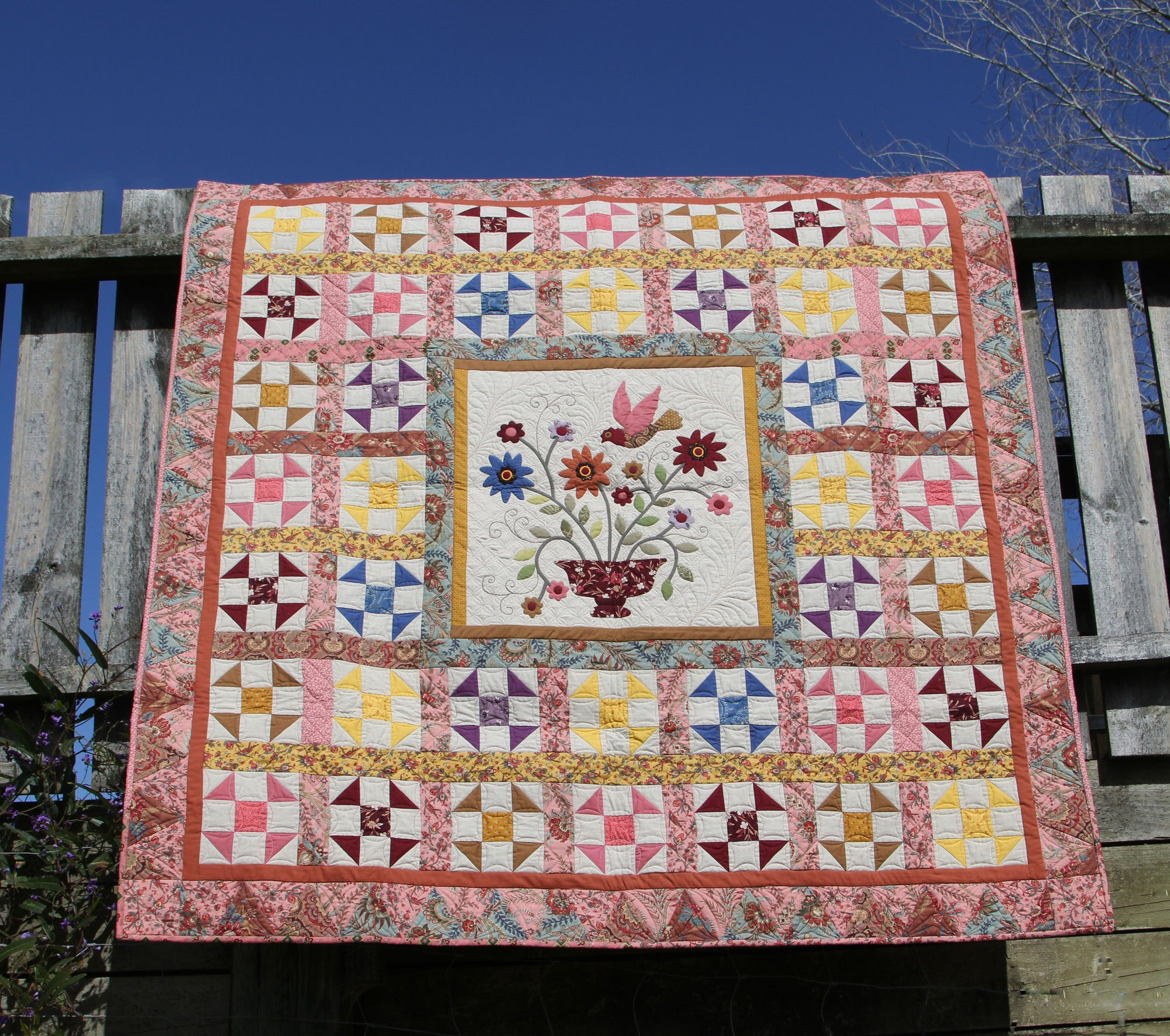 Whimsical Baskets Quilt Pattern - Pine Valley Quilts