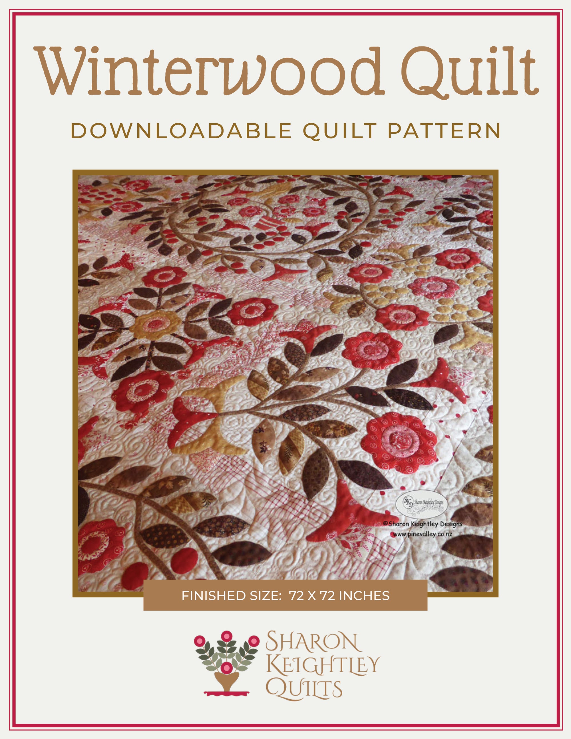Winterwood Quilt Pattern - Sharon Keightley Quilts