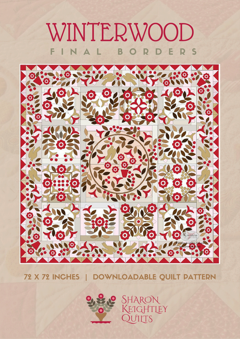 Winterwood Quilt Pattern BOM | Final Block 11 - Pine Valley Quilts