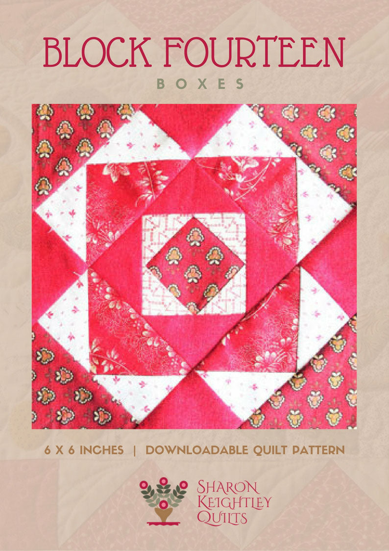 Little Red Simplicity Pattern Simply Red Quilt Pattern BOM | Sharon Keightley Quilts