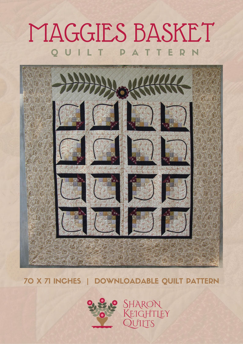 Maggie's Baskets Quilt Pattern - Pine Valley Quilts
