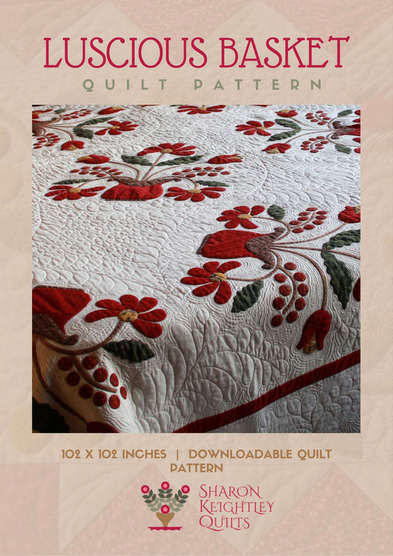 Luscious Baskets Quilt Pattern - Pine Valley Quilts