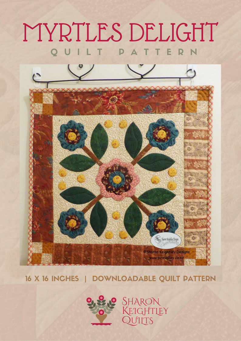 Myrtle's Delight Quilt Pattern - Pine Valley Quilts