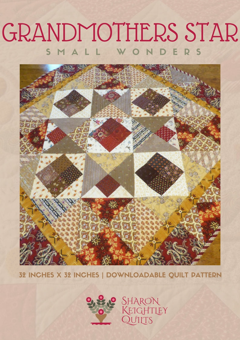 Grandmothers Star Quilt Pattern - Pine Valley Quilts